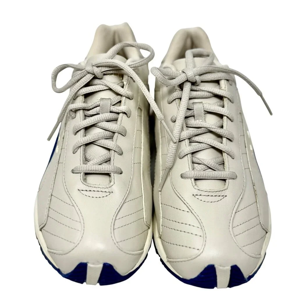 Diesel Krypton Beige Blue Sneakers Womens 7.5 US Leather Y2K Vtg‎ Sneakers